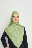 plaintastic mute satin scarf No-Silk Silk™ Italian stitch hem
