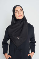 text -- lustrous sophisticated black