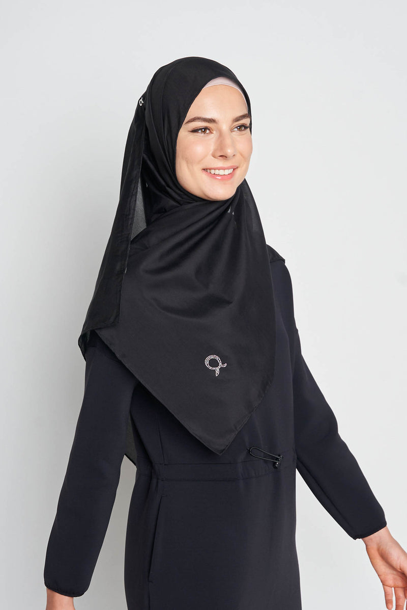 text -- lustrous sophisticated black