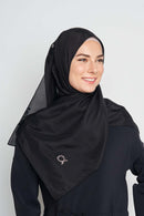 text -- lustrous sophisticated black