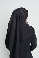 text -- lustrous sophisticated black