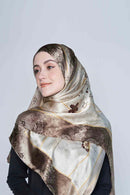 fun and floral scarf SERIOUSLY SATIN SILK