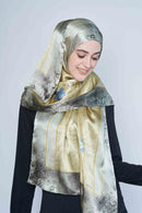 fun and floral scarf SERIOUSLY SATIN SILK