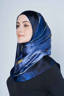 text -- fun and floral midnight blue