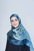 fun and floral scarf SERIOUSLY SATIN SILK