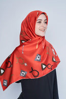 text -- charms red