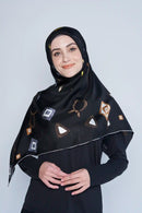 text -- charms sophisticated black