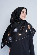 text -- charms sophisticated black