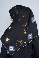 text -- charms sophisticated black