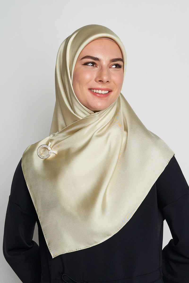 feels like a dream square TWILL SILK