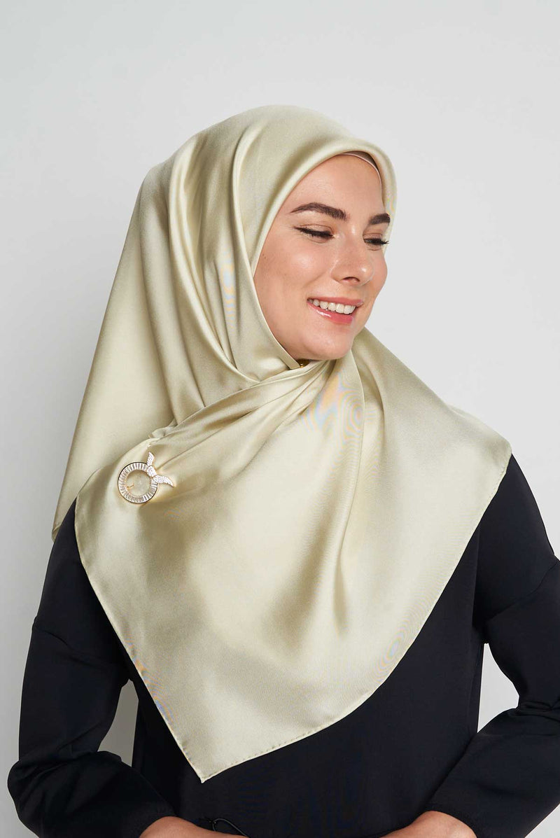 feels like a dream square TWILL SILK