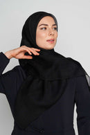 text -- cashmere sophisticated black