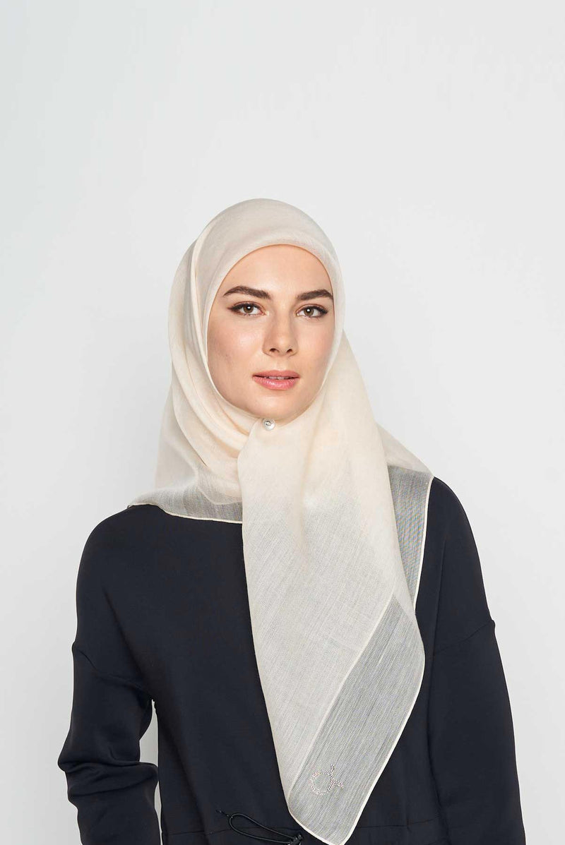 so fine square CASHMERE SILK Medium