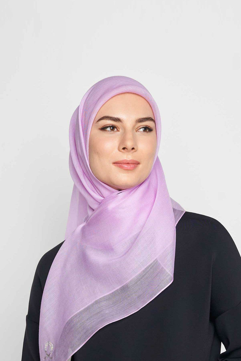 so fine square CASHMERE SILK Medium