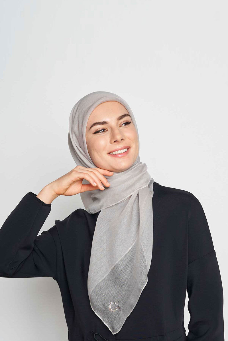 so fine square CASHMERE SILK Medium