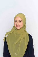 stretch-it scarf GEORGETTE Italian stitch hem