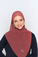 stretch-it scarf GEORGETTE Italian stitch hem