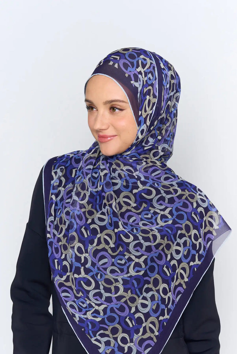 text -- mosaic navy