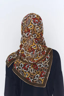 text -- mosaic brown