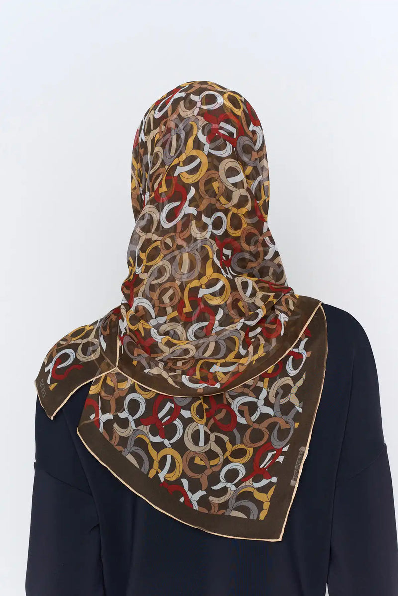 text -- mosaic brown