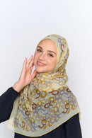 arzu mosaic scarf CREPE SILK