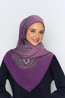 text -- cashew purple