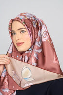 text -- reversible mauve and etoupe