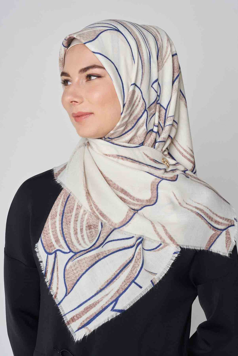 text -- abstract floral white