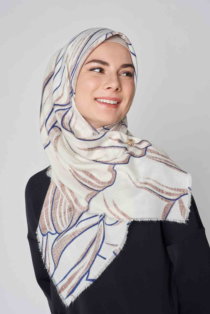 text -- abstract floral white
