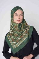 text -- classic paisley green