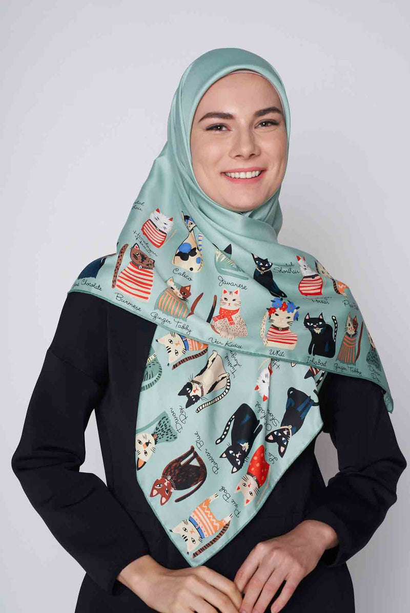 text -- cats soft teal