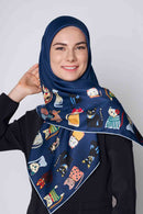 text -- cats navy blue