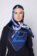 text -- signature navy blue