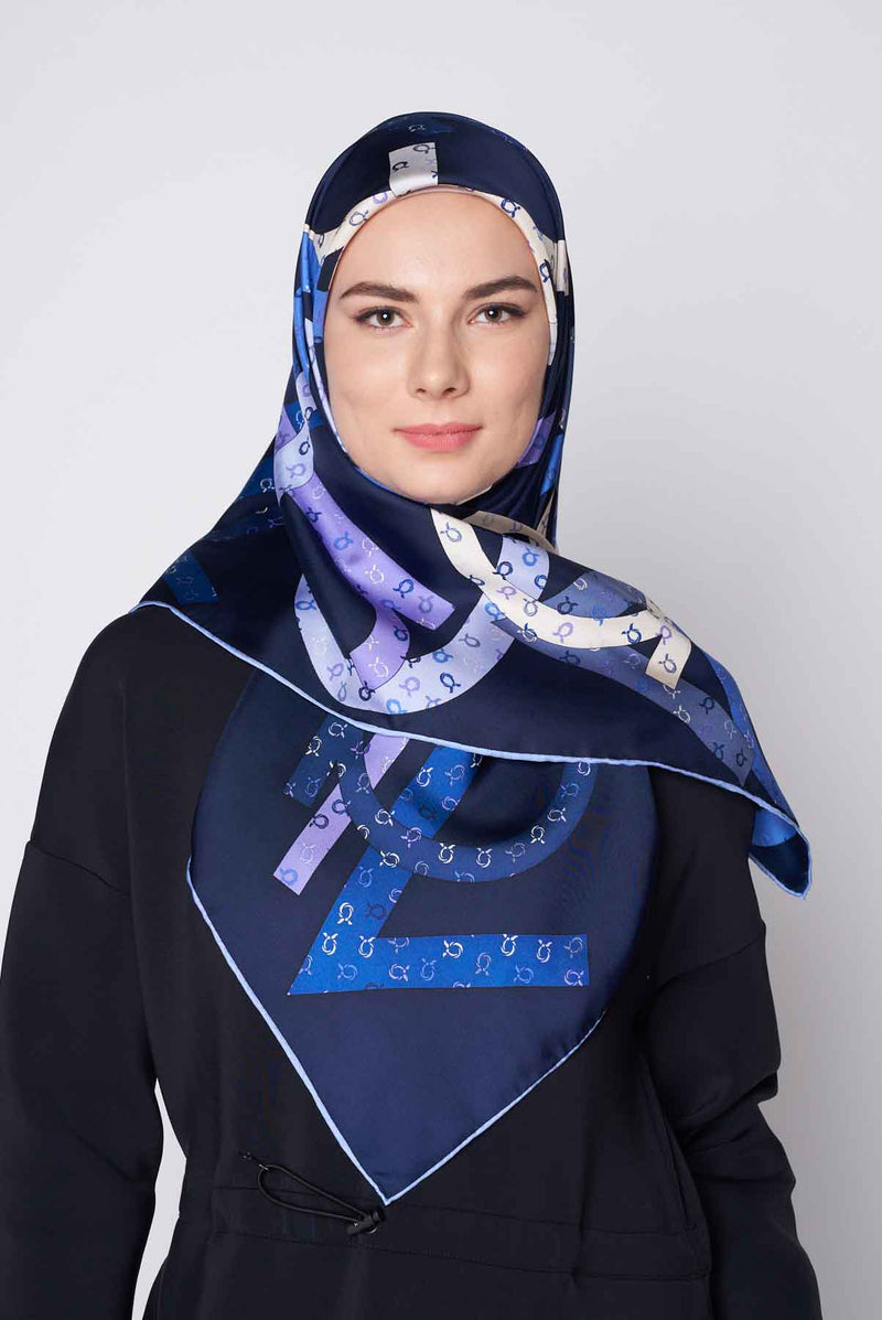 text -- signature navy blue