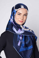 text -- signature navy blue
