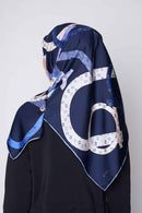 text -- signature navy blue