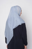 text -- crepe silk grey blue