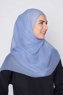 text -- crepe silk cornflower