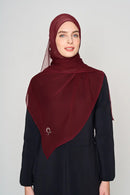 text -- crepe silk deep plum