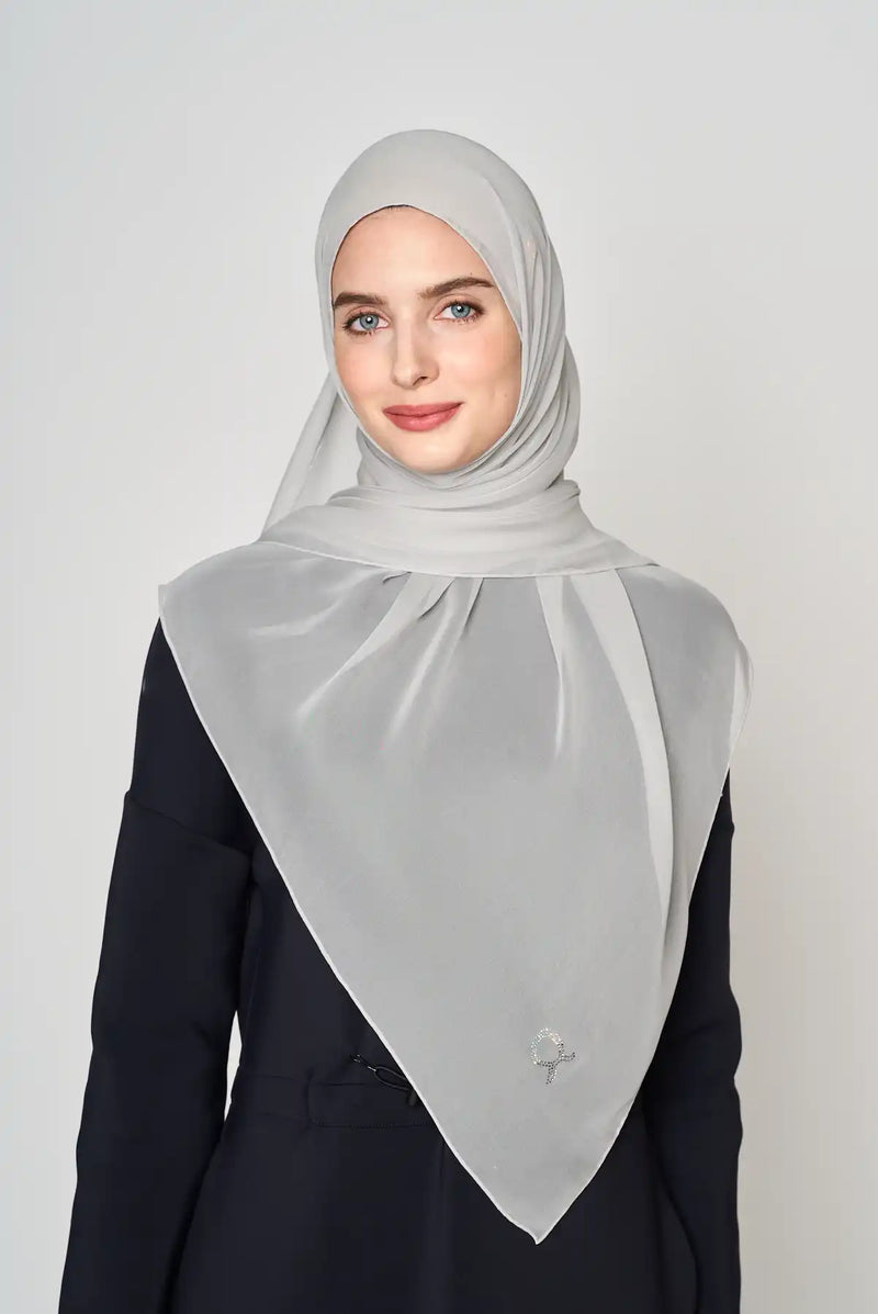 text -- crepe silk smoke