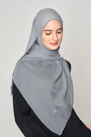 text -- crepe silk platinum grey