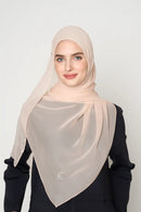 text -- crepe silk nude