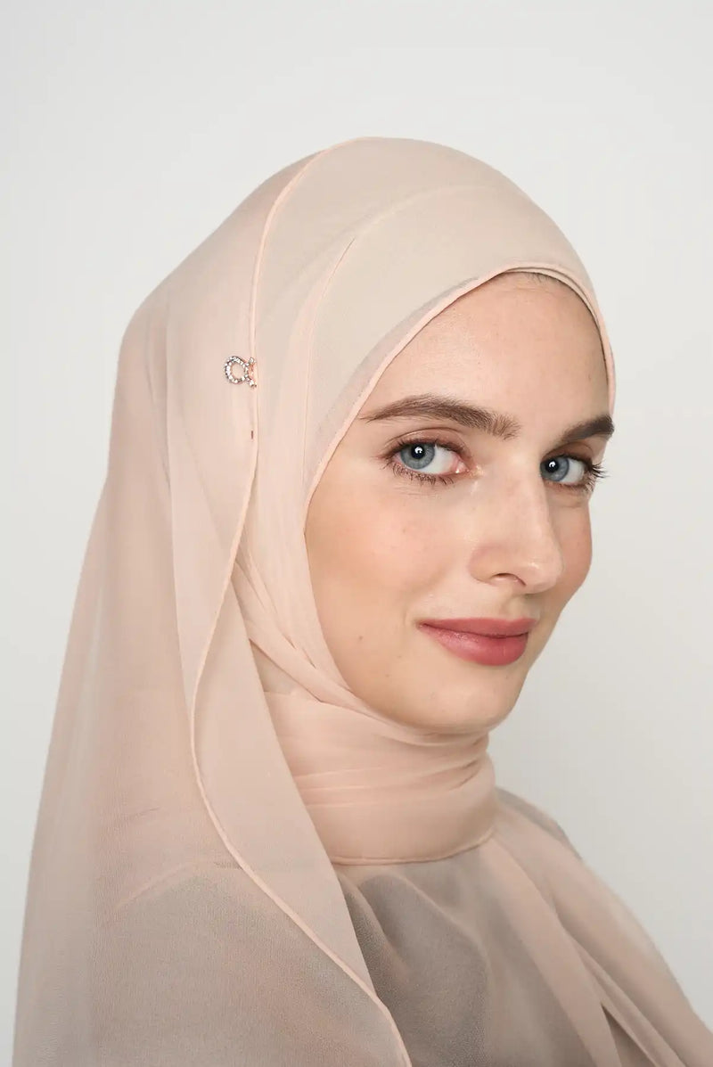 text -- crepe silk nude