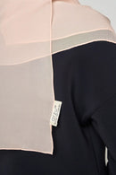 text -- crepe silk nude
