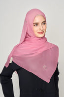 text -- crepe silk dry rose
