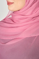 text -- crepe silk dry rose