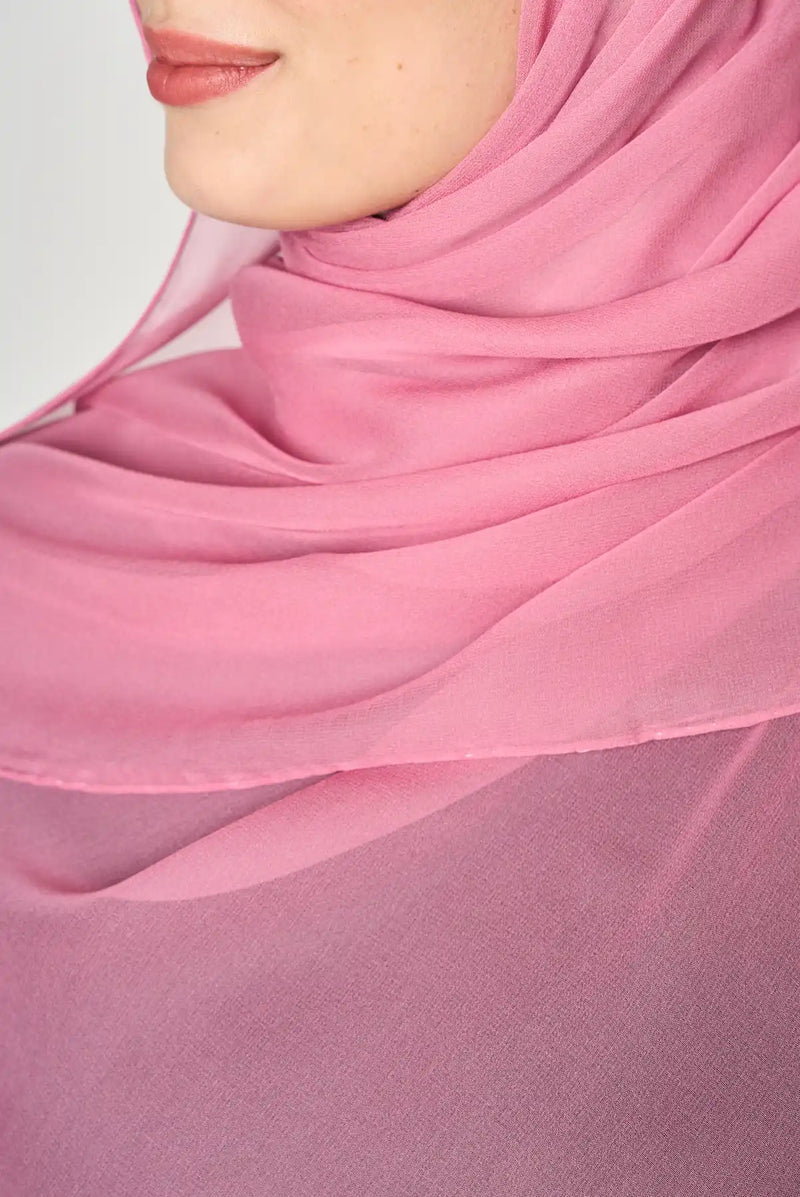 text -- crepe silk dry rose