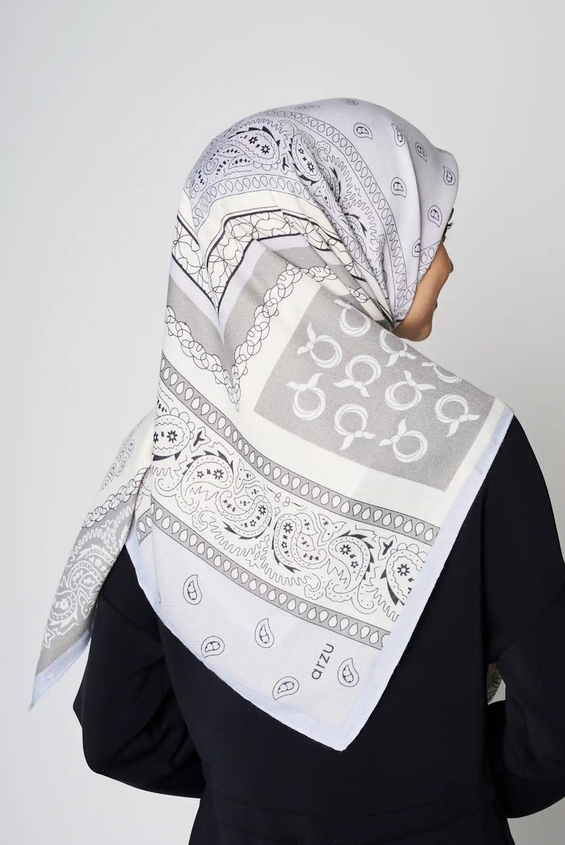 text -- paisley light grey