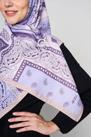 text -- paisley purple hues
