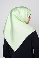 text -- shimmering frosted green